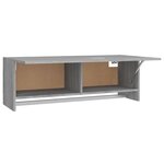 vidaXL Garde-robe Sonoma gris 100x32 5x35 cm Bois d'ingénierie