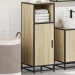 vidaXL Armoire de salle de bain chêne sonoma 35x37 5x100 cm