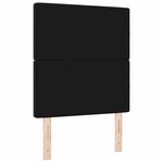 vidaXL Tête de lit LED avec des lumières à LED Noir 80 cm Polyester