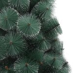 vidaXL Sapin de Noël artificiel pré-éclairé et support vert 120 cm PET