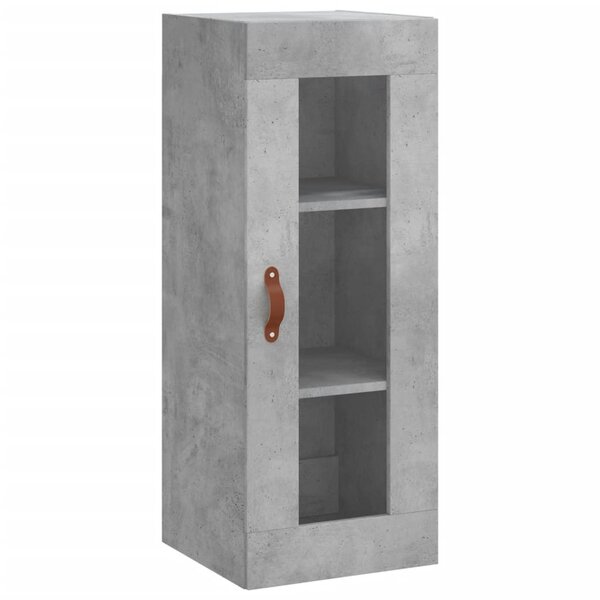vidaXL Armoire murale gris béton 34 5x34x90 cm