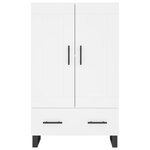 vidaXL Buffet haut blanc 69 5x31x115 cm bois d'ingénierie