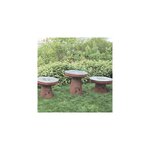 Barbecue brasero en acier  nero hauteur 84 cm diamètre 102 cm