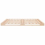 vidaXL Lit de palette 135x190 cm Bois de pin massif Double