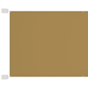 vidaXL Auvent vertical Beige 140x420 cm Tissu oxford