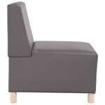 vidaXL Fauteuil Gris 55 x 74 x 82 cm Faux cuir