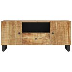 vidaXL Meuble TV 105x33 5x46 cm bois de manguier et d'ingénierie