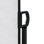 vidaXL Auvent latéral rétractable blanc 160x600 cm