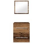 vidaXL Cabinet de salle de bain 41 x 38.5 x 48 cm Bois d'ingénierie