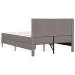 vidaXL Cadre de lit 140 x 200 cm Taupe