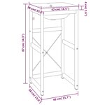 vidaXL Cadre de lavabo de salle de bain vasque à encastrer Noir Fer