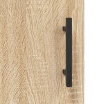 vidaXL Buffet haut chêne sonoma 69 5x31x115 cm bois d'ingénierie
