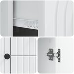 vidaXL Meuble TV avec tiroir Blanc 89 x 34 5 x 60 cm Bois d'ingénierie