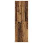 vidaXL Highboard Bois Ancien 60x35x180 cm Bois Ingénierie