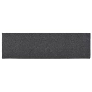 vidaXL Tapis de couloir Anthracite 80x300 cm