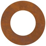 vidaXL Anneaux d'arbre plats 5 Pièces Marron Ø40 / 70 cm