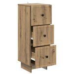 vidaXL Armoire à tiroirs 33 x 34 5 x 90 cm Bois d'ingénierie
