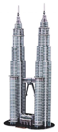 Puzzle 3D Tours Petronas de Kuala-Lumpur