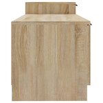 vidaXL Meuble TV Chêne sonoma 158 5x36x45 cm Bois d'ingénierie