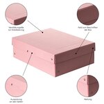 Purebox Pastel A4 100mm - Rose - X 5 - Falken