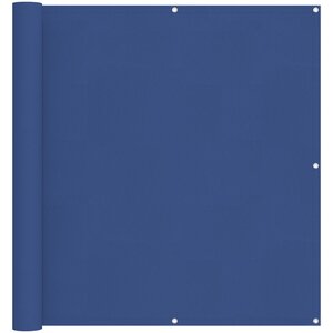 vidaXL Écran de balcon 110 x 600 cm Tissu Oxford Rectangulaire Bleu