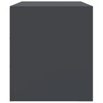 vidaXL Meuble TV anthracite 99x39x44 cm acier