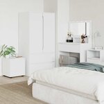 vidaXL Cabinet de salle de bain Blanc 40 5 x 40 x 44 cm