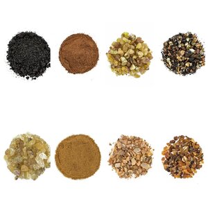 Coffret de 8 résines d'encens du Monde à brûler
