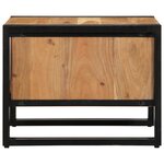vidaXL Table basse 50x50x38 cm bois massif acacia