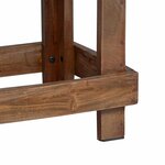 vidaXL Support de Plante 2 Pièces Marron 70 x 11 x 27 cm Bois d'Acajou