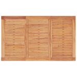 vidaXL Table à dîner de jardin 150x90x75 cm bois massif de teck