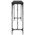 vidaXL Table console Chêne noir 200 x 29 x 75 cm