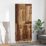 vidaXL Haut Armoire Bois Ancien 69 5 x 34 x 180 cm Bois d'ingénierie