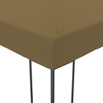 vidaXL Belvédère 6x3x2 7 m Taupe 180 g/m²