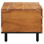 vidaXL Table basse 80x50x40 cm bois massif d'acacia