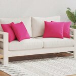 vidaXL Oreiller d'extérieur lot de 4 45 x 45 cm Rose