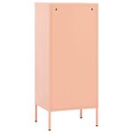 vidaXL Armoire de rangement Rose 42 5x35x101 5 cm Acier
