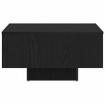vidaXL Table basse Chêne noir 60 x 60 x 31 5 cm Bois d'ingénierie