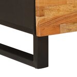 vidaXL Meuble TV Corona Marron 100 x 33 x 46 cm Bois de mangue massif