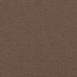 vidaXL Canapé 3 places Marron 180 cm Tissu