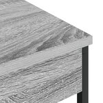 vidaXL Cabinet de chevet Sonoma gris 41 x 31 x 51 cm Bois d'ingénierie