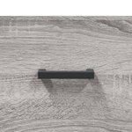 vidaXL Buffet haut sonoma gris 69 5x31x115 cm bois d'ingénierie
