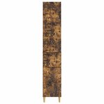 vidaXL Ensemble de Meubles 2 Pièces Chêne fumé 33 x 34 5 x 90 cm