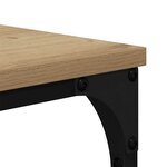 vidaXL Étagère Chêne artisanal 99 x 35 5 x 176 cm Bois d'ingénierie