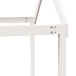 vidaXL Lit superposé sans matelas blanc 75x190 cm bois de pin massif