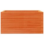 vidaXL Jardinière cire marron 90x60x45 5 cm bois de pin massif