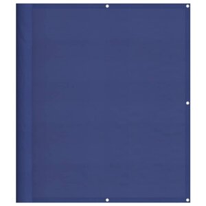 vidaXL Écran de balcon bleu 120x800 cm 100  polyester oxford