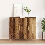 vidaXL Buffet en Bois Ancien  90x34x80 cm  Fabriqué en Bois Ingénierie