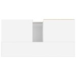 vidaXL Armoire de salle de bain blanc 65x33x60 cm bois d'ingénierie