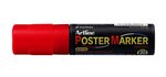 Marqueur 'PosterMarker Tempera' 'EPP20' pointe carrée 20 mm rouge ARTLINE